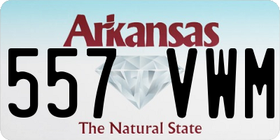 AR license plate 557VWM