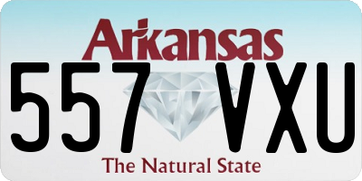 AR license plate 557VXU