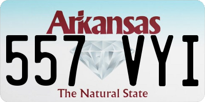 AR license plate 557VYI