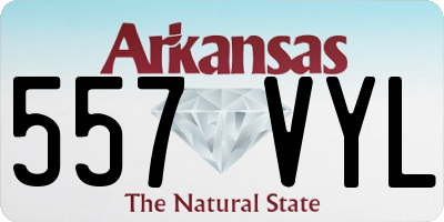 AR license plate 557VYL