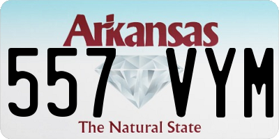 AR license plate 557VYM