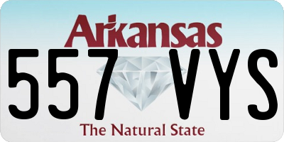AR license plate 557VYS
