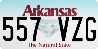 AR license plate 557VZG