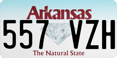 AR license plate 557VZH