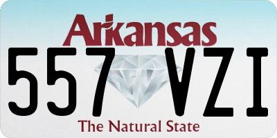 AR license plate 557VZI