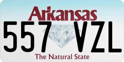 AR license plate 557VZL