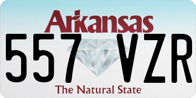 AR license plate 557VZR