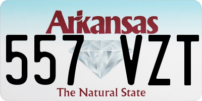 AR license plate 557VZT
