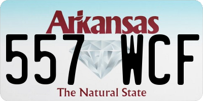 AR license plate 557WCF
