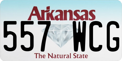 AR license plate 557WCG
