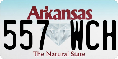 AR license plate 557WCH