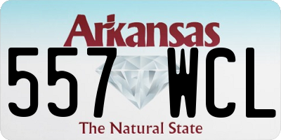 AR license plate 557WCL