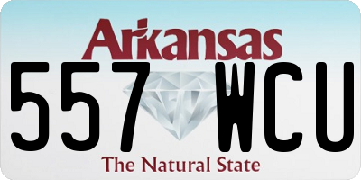 AR license plate 557WCU