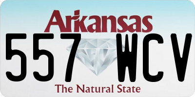 AR license plate 557WCV