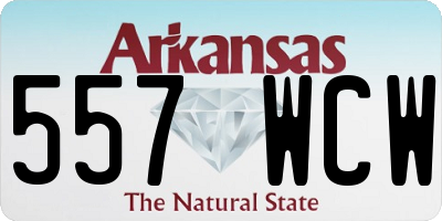 AR license plate 557WCW