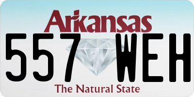 AR license plate 557WEH