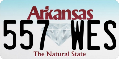 AR license plate 557WES