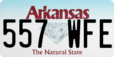 AR license plate 557WFE
