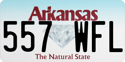 AR license plate 557WFL