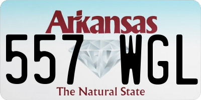 AR license plate 557WGL