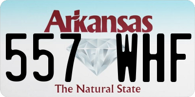 AR license plate 557WHF