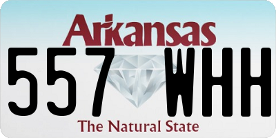 AR license plate 557WHH