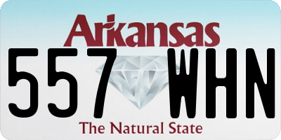 AR license plate 557WHN