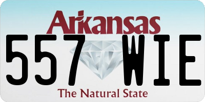 AR license plate 557WIE