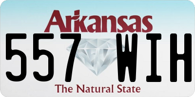 AR license plate 557WIH