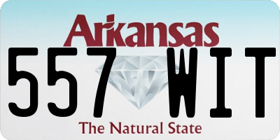AR license plate 557WIT