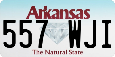 AR license plate 557WJI