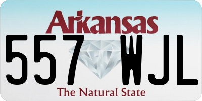 AR license plate 557WJL