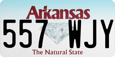 AR license plate 557WJY