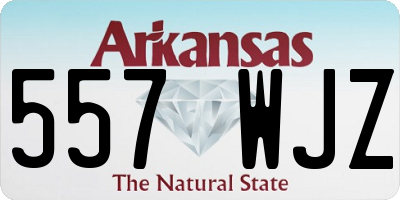 AR license plate 557WJZ