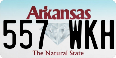AR license plate 557WKH