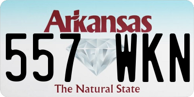 AR license plate 557WKN