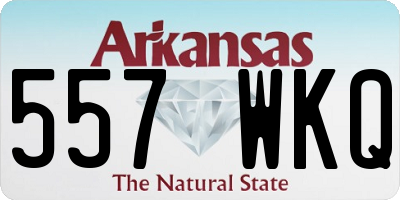 AR license plate 557WKQ