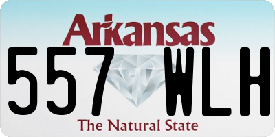 AR license plate 557WLH