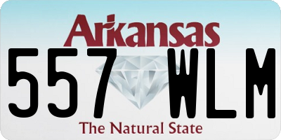 AR license plate 557WLM