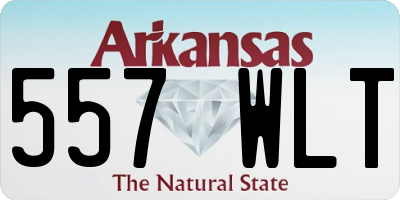 AR license plate 557WLT