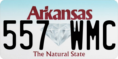 AR license plate 557WMC