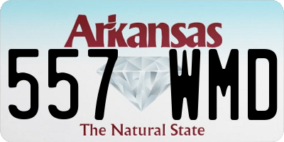AR license plate 557WMD