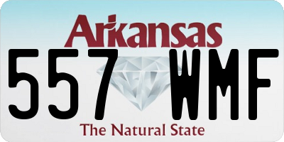 AR license plate 557WMF