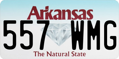 AR license plate 557WMG