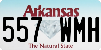 AR license plate 557WMH