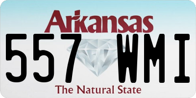 AR license plate 557WMI