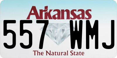 AR license plate 557WMJ