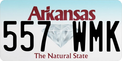 AR license plate 557WMK
