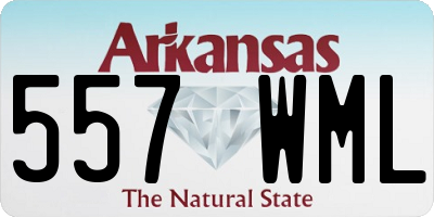 AR license plate 557WML