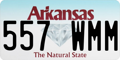 AR license plate 557WMM